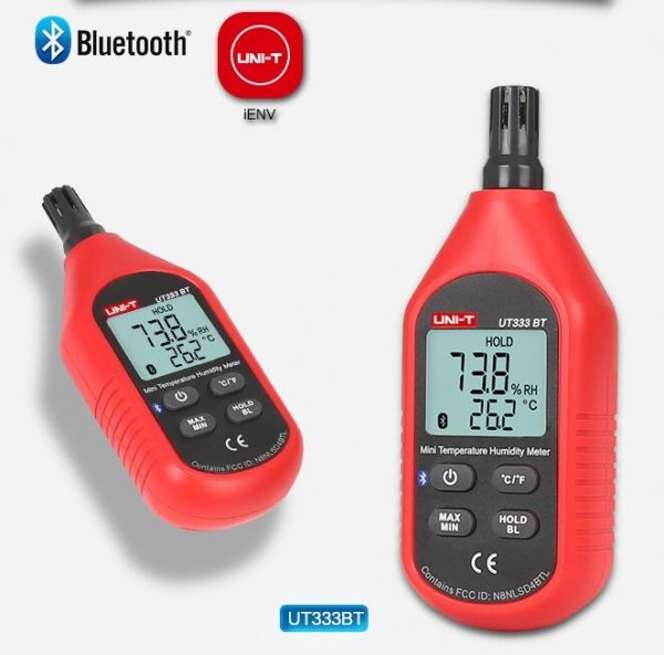 Medidor de Humedad (Higrómetro) con Conectividad Bluetooth
